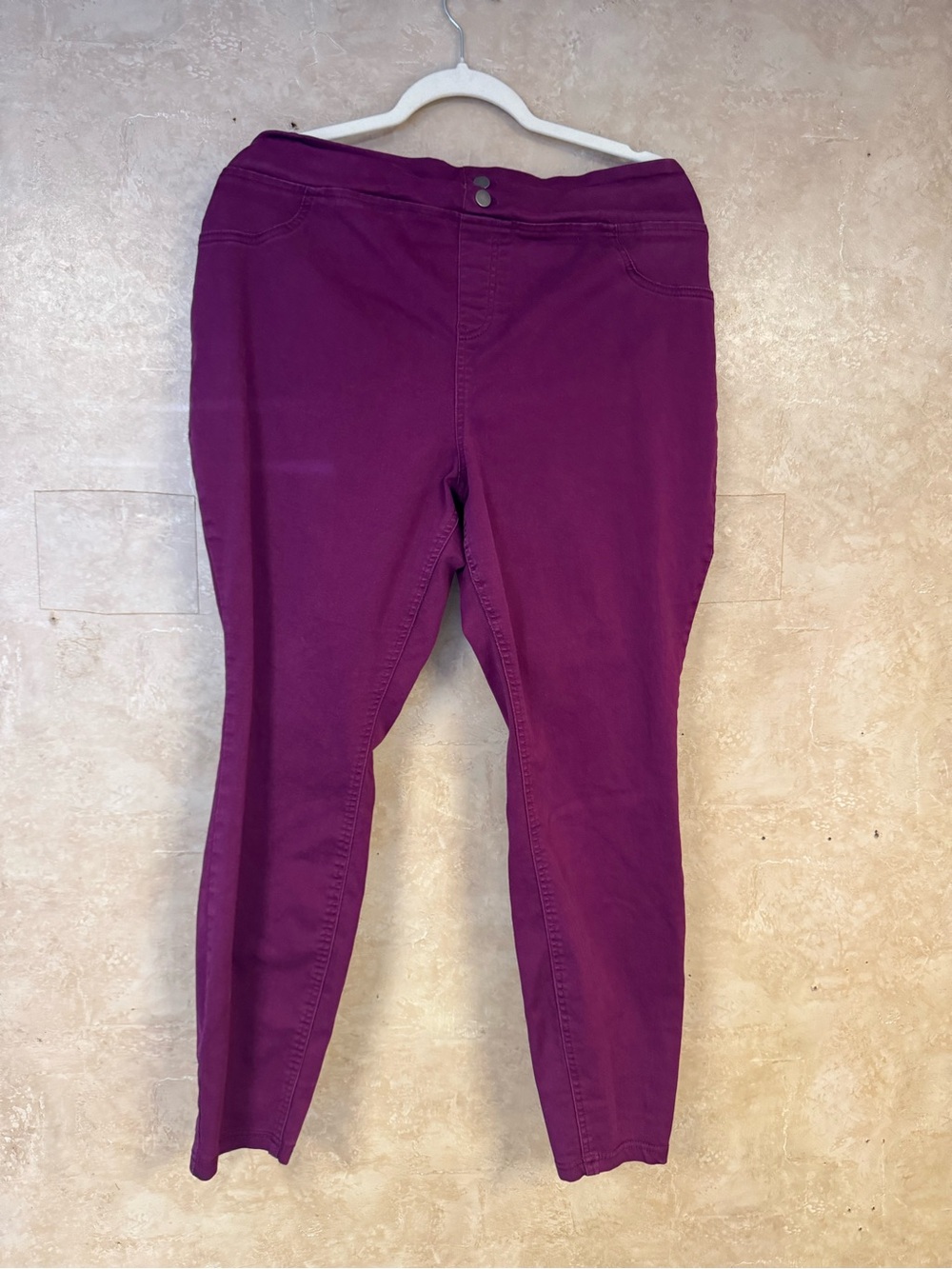 Preowned Terra & Sky Pants Size 1X Waist 38" Inseam 27" Item #PHK7746